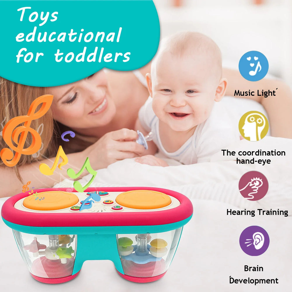 Baby Drumstel Speelgoed – Muzikaal met Licht & Geluid