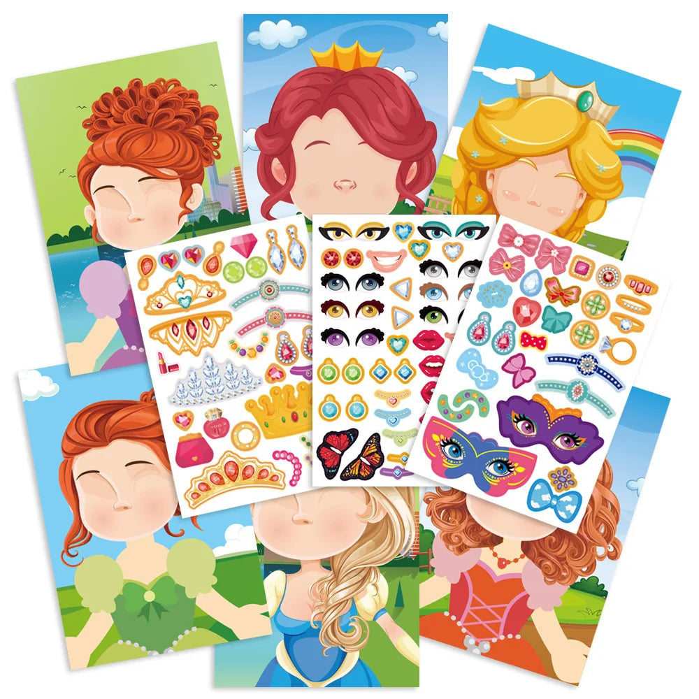 Plakidoo StoryFaces – Herbruikbaar Stickerboek voor Kinderen | Creatief Speelgoed voor Thuis & Onderweg