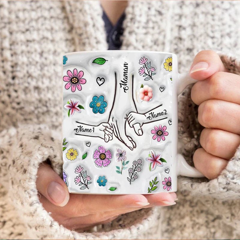 NameMug Gepersonaliseerde Moederdag Mok – Uniek Cadeau met Naam