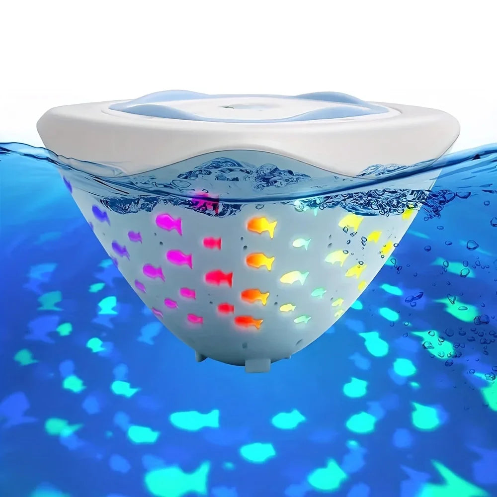 LumiWave GlowFish Waterlicht – Kleurrijke Bad- en Zwembadverlichting met Visprojecties