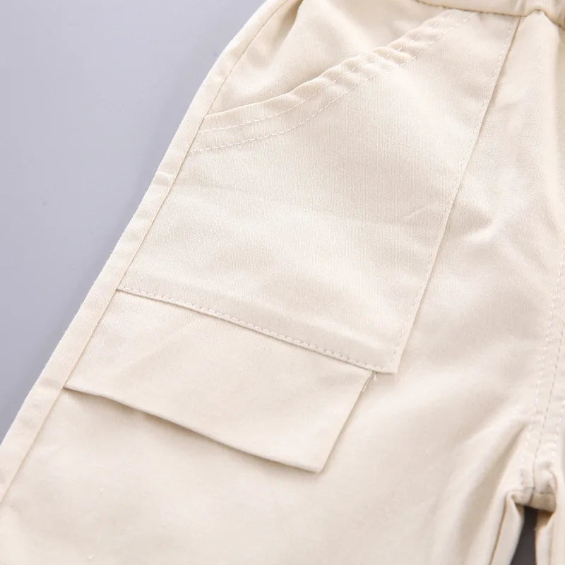 Kinder Streepjesset Katoen – Comfortabel Shirt & Shorts | 12 mnd-5 jaar