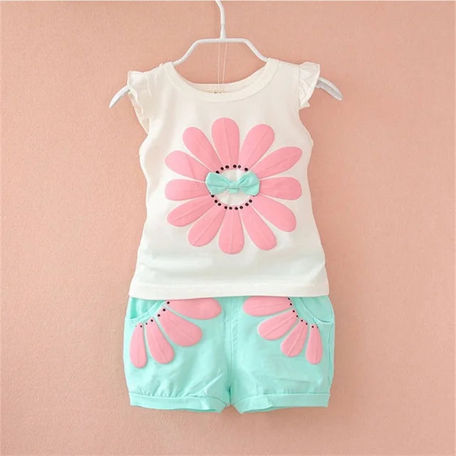 SunnySprout Baby Zomeroutfit – Ademend Katoenen Setje voor Baby’s & Peuters (0–6 jaar)