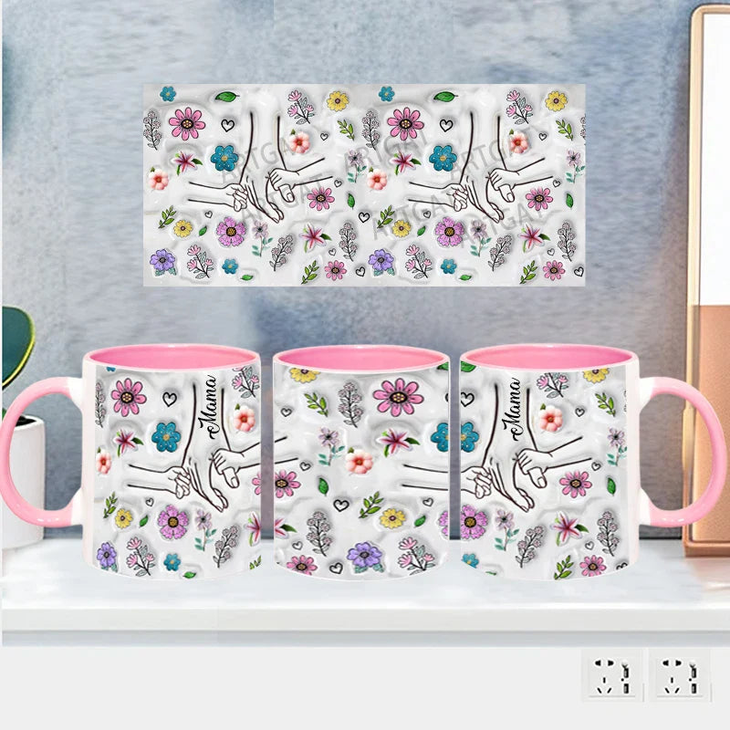 NameMug Gepersonaliseerde Moederdag Mok – Uniek Cadeau met Naam