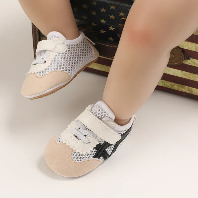 Babysportschoenen met antislipzool voor eerste stapjes – licht, flexibel, klittenband | babysneakers