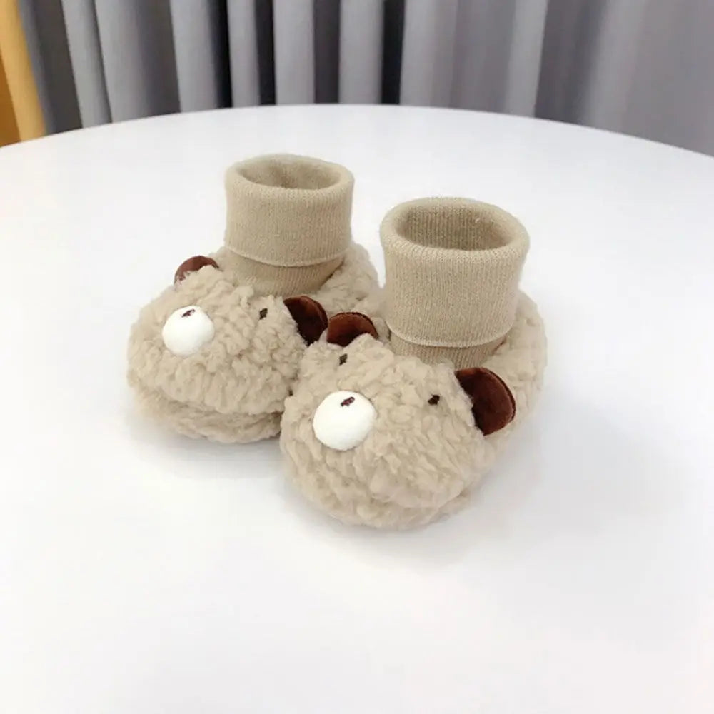 CuddlePaws – Schattige Beertjes – Warme Baby Slofjes