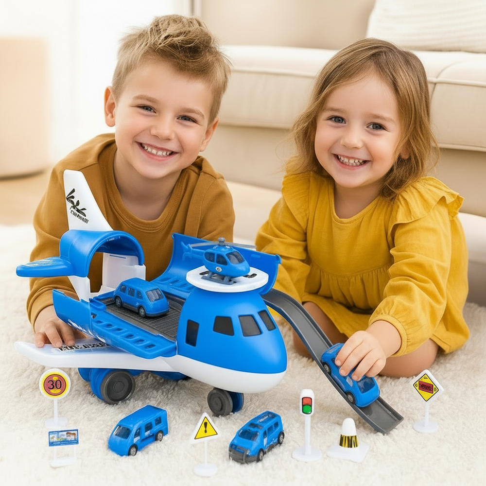 SkyPort Adventure Playset – Educatief Vliegveld Speelgoed voor Kinderen 3+ | Creatief Rollenspel & Motorische Vaardigheden