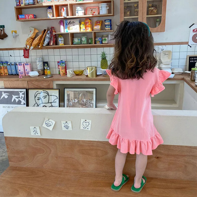 TwirlJoy Zomerjurk Meisjes – Lichtgewicht, Ademend & Comfortabel | Maat 1-5 Jaar