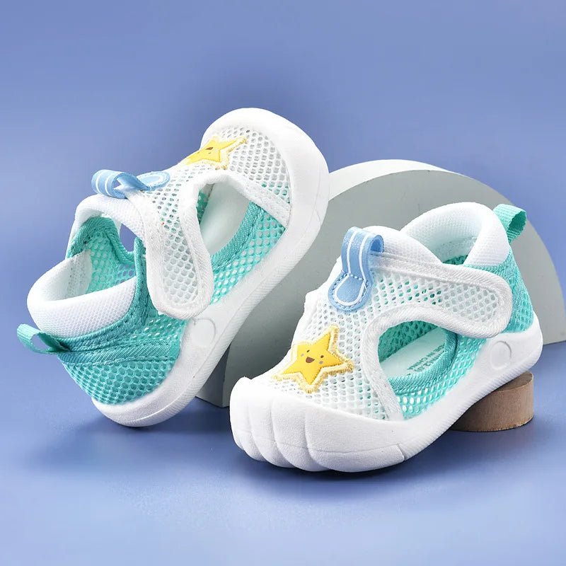 Ademende Peutersandalen met Antislip – Veilig & Comfortabel 0-4 Jaar