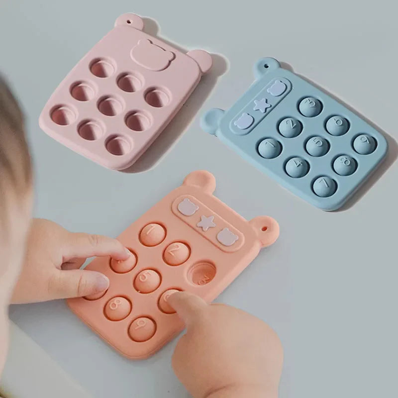 SmartPlay Siliconen Leertelefoon – Veilig, Educatief en Geschikt voor Doorkomende Tandjes