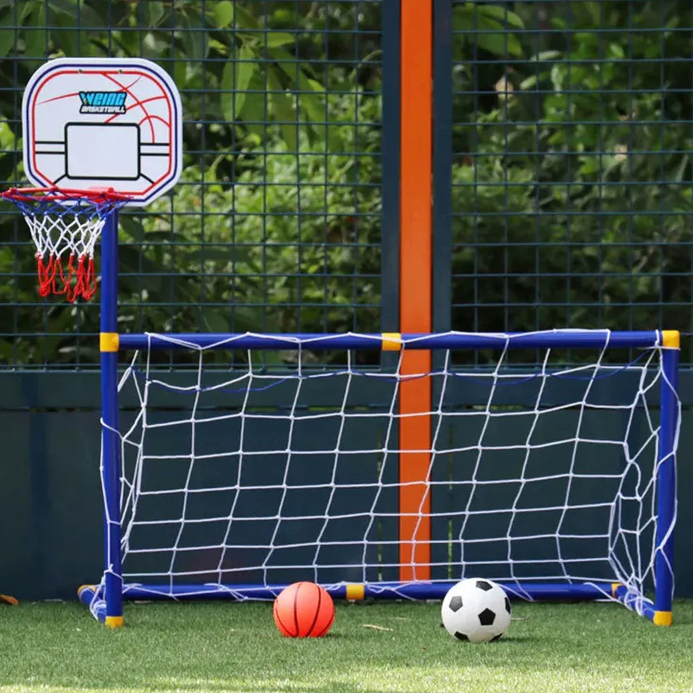 Voetbal en Basketbal Set Kinderen – 2-in-1 Speelset Buiten