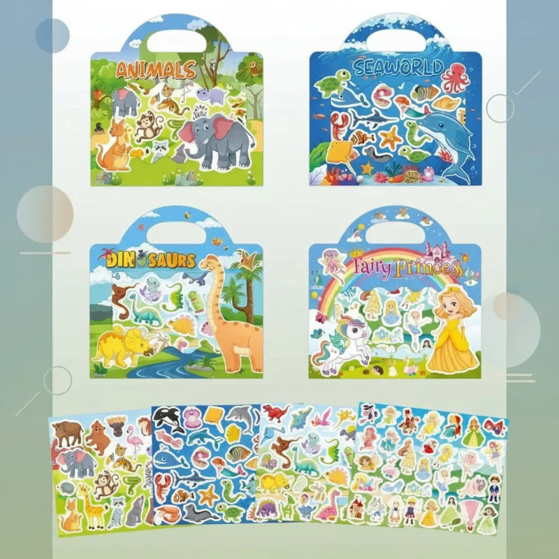 Creativo – Kleurrijk & Leerzaam – Herbruikbaar Stickerboek