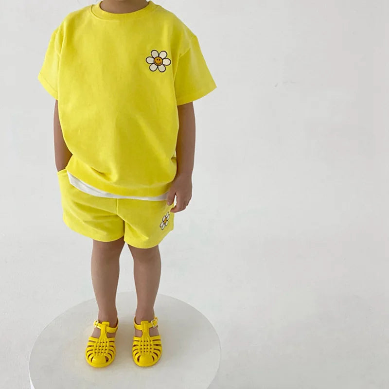 SunnyPlay Zomerset Kind – Comfortabele Zomerkleding voor Meisjes & Jongens (0-4 Jaar)