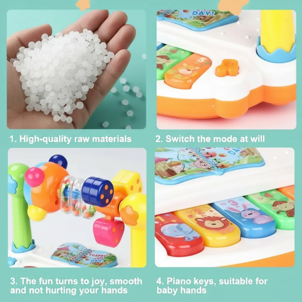Baby Muziek Speelgoed – Interactieve Piano met Geluid & Activiteiten (0+)