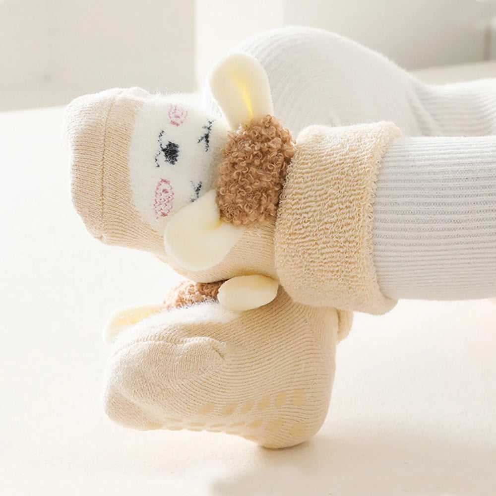 Anti-Slip Babysokken – Zachte, Warme Sokken voor Kruipen & Eerste Stapjes | Unisex