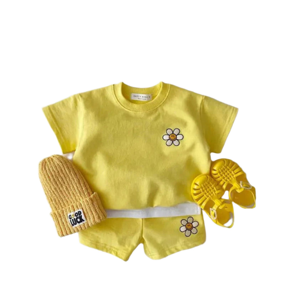 SunnyPlay Zomerset Kind – Comfortabele Zomerkleding voor Meisjes & Jongens (0-4 Jaar)