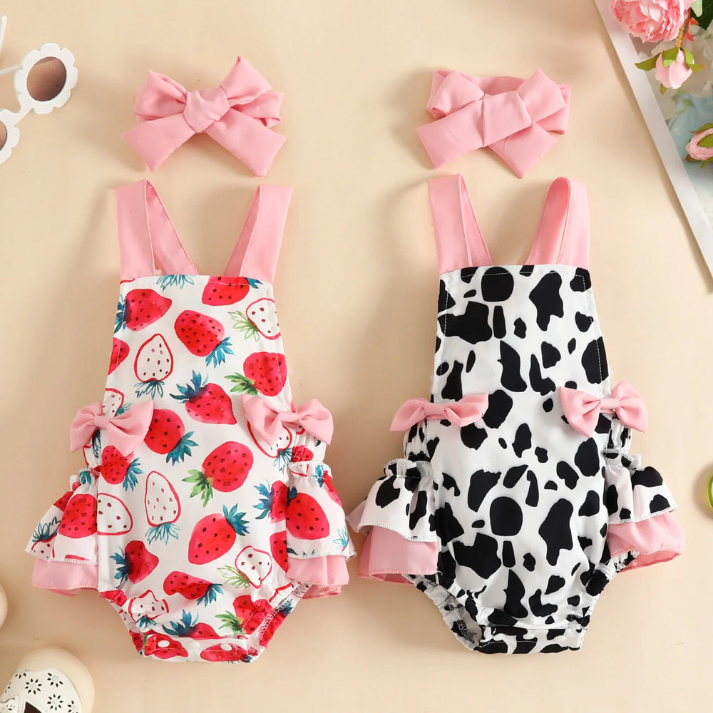 SunnyBloom Baby Zomerset – Comfortabel & Schattig Rompertje voor Meisjes 0-18m