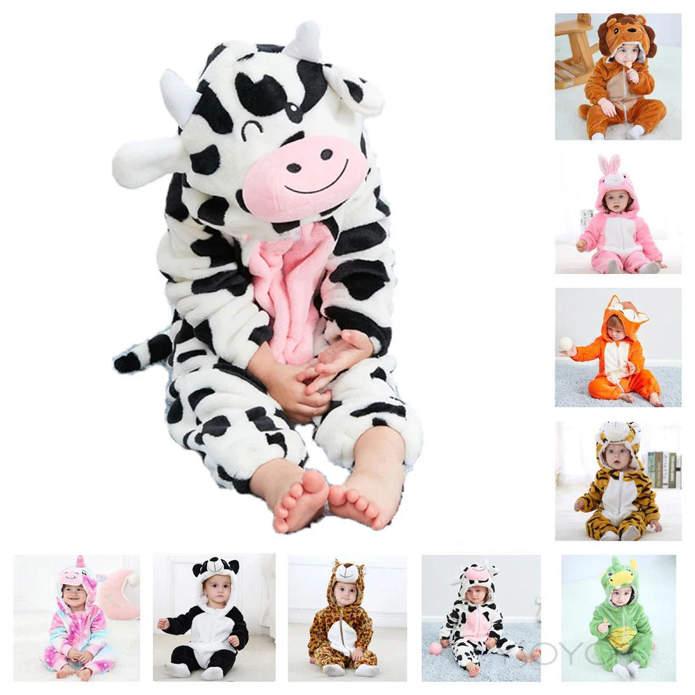 Snorrelie FrostFox – Warme Baby & Peuter Pyjama | Zachte Winter Slaapoverall voor Comfortabele Nachten