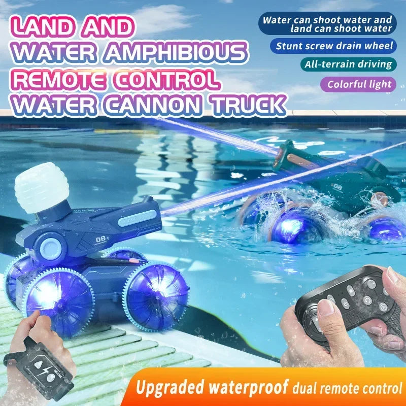 RC Amfibie Auto – Bestuurbare Water- en Landauto voor Kinderen