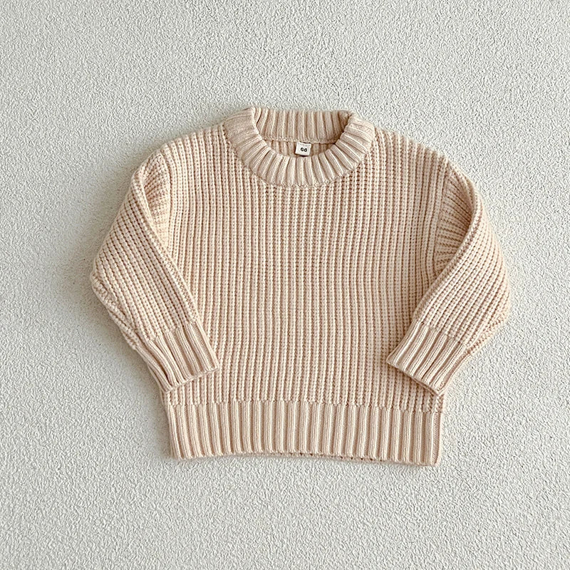 Arvella Junior CozyWeave Kids Pullover – Zachte Unisex Katoenen Kindertrui voor Herfst en Winter