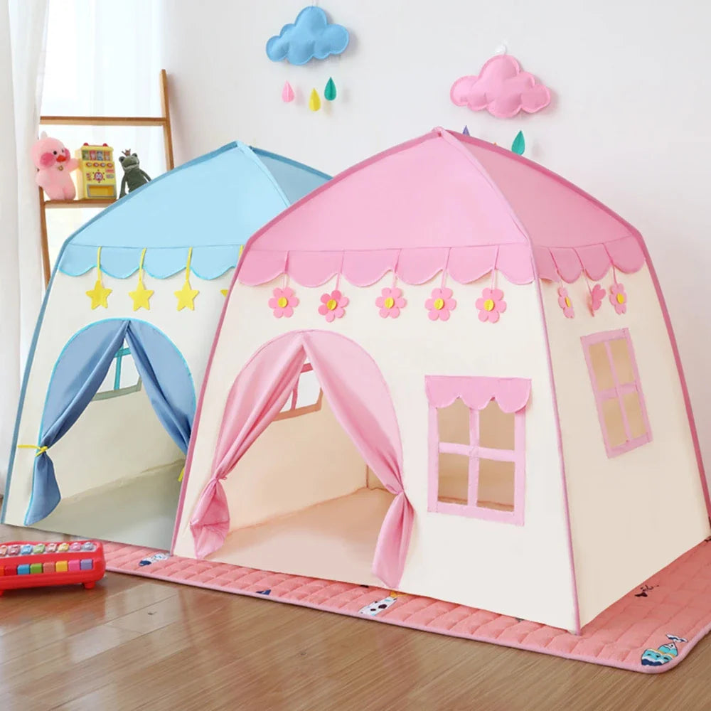 Dreamora Princess Tipi Speeltent – Opvouwbaar Kasteel Speelhuis voor Kinderen