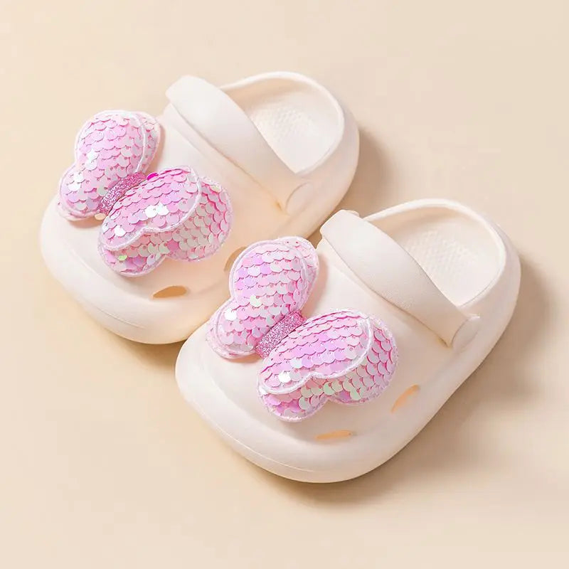 TinyCharm Zachte Sandalen – Meisjes Slippers Vlinder