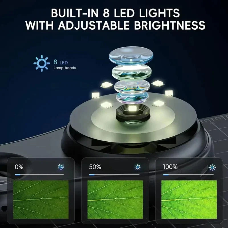 Pocket Microscope 500X – Compacte Handmicroscoop met LED-verlichting
