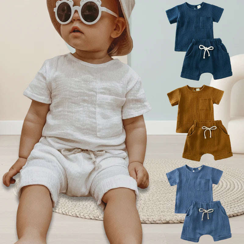 Baby Zomer Outfit – Luchtige 2-Delige Kleding Set | 3 mnd – 3 jaar