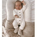 Gebreide babyromper van zachte katoenen stof, unisex, voor baby's van 0 tot 2 jaar