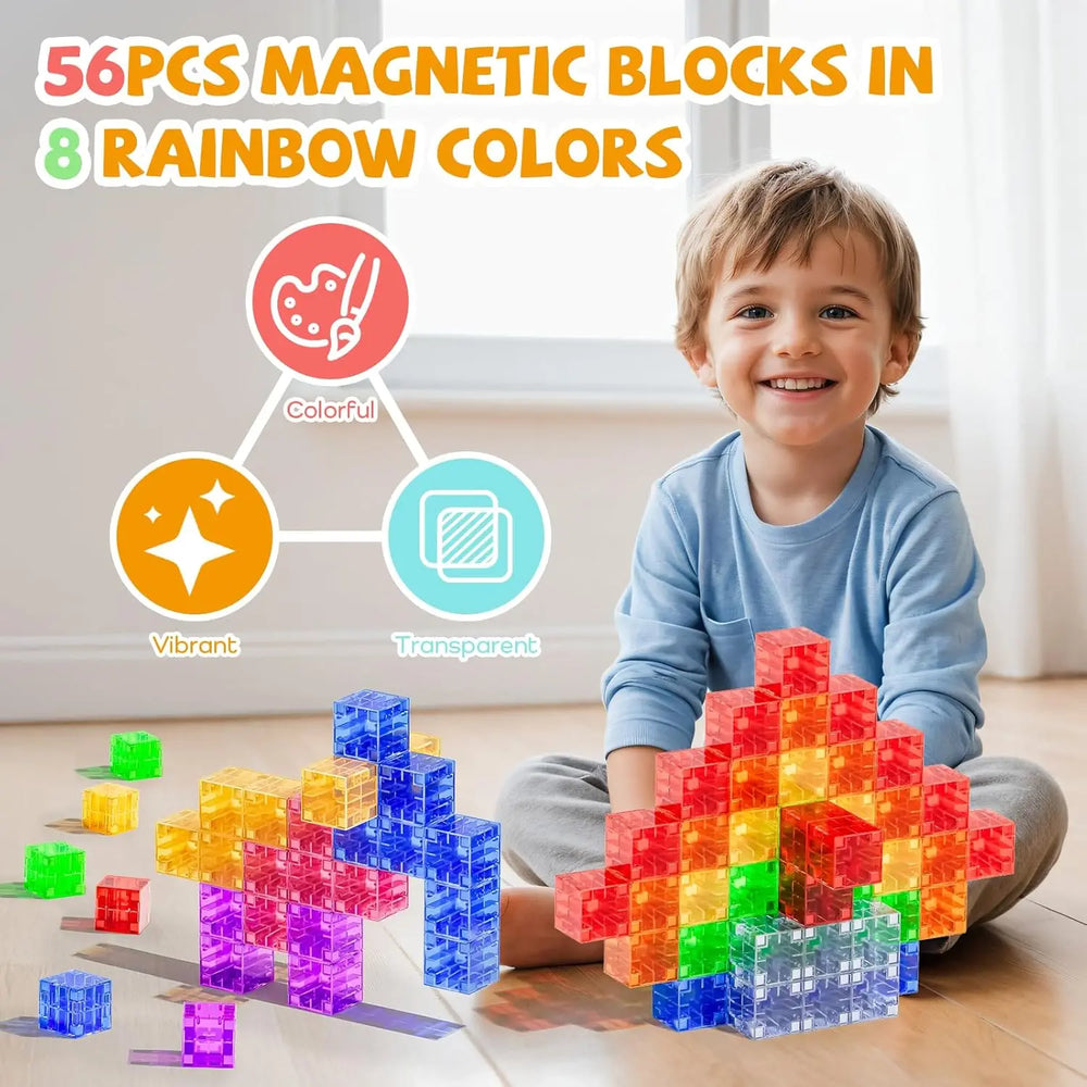 Magnetische Bouwblokken voor Kinderen – MagnaCraft Set