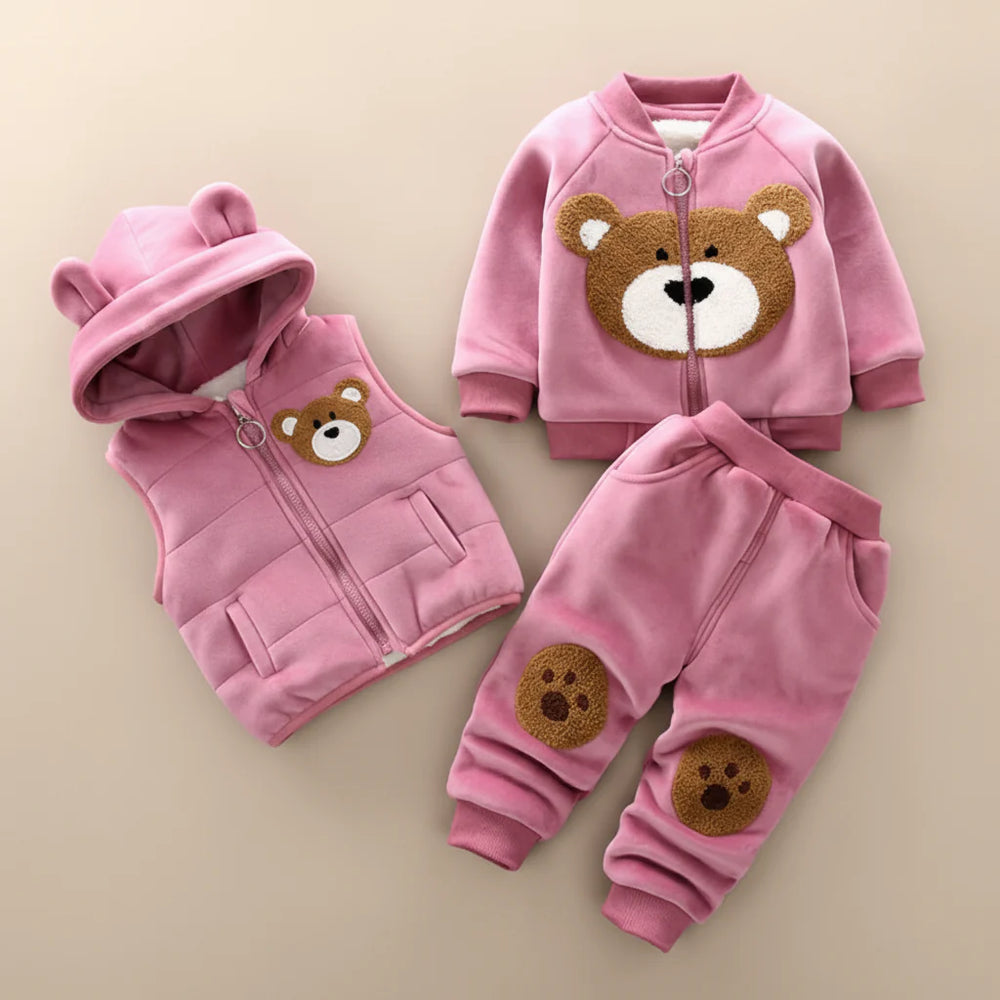 Warme Peuter Winter Set – BearHaven Hoodie & Broek