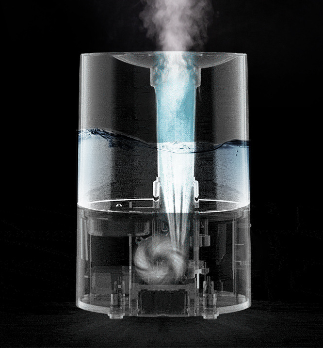 FreshMist Smart Humidifier – 5L Ultrasone Luchtbevochtiger met App, Essentiële Oliën & Babyveilig