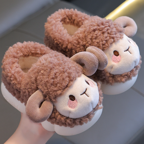 CozySheep Kinder Sloffen – Warm, Knus & Veilig voor Herfst en Winter