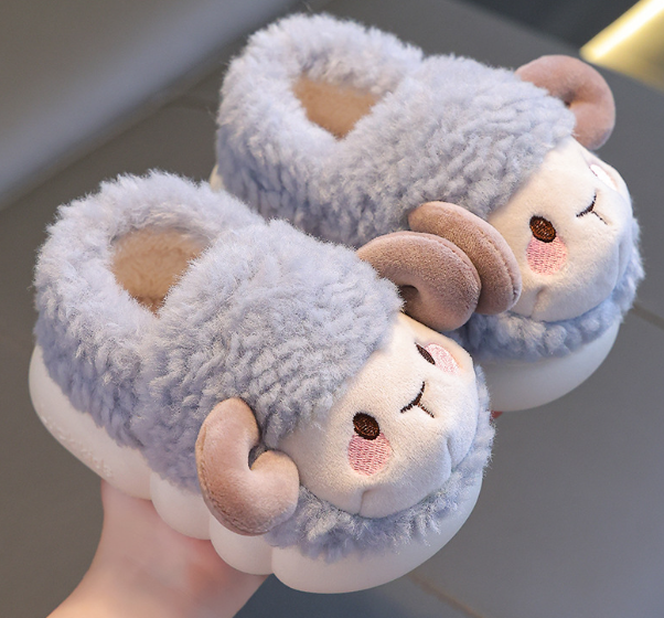 CozySheep Kinder Sloffen – Warm, Knus & Veilig voor Herfst en Winter