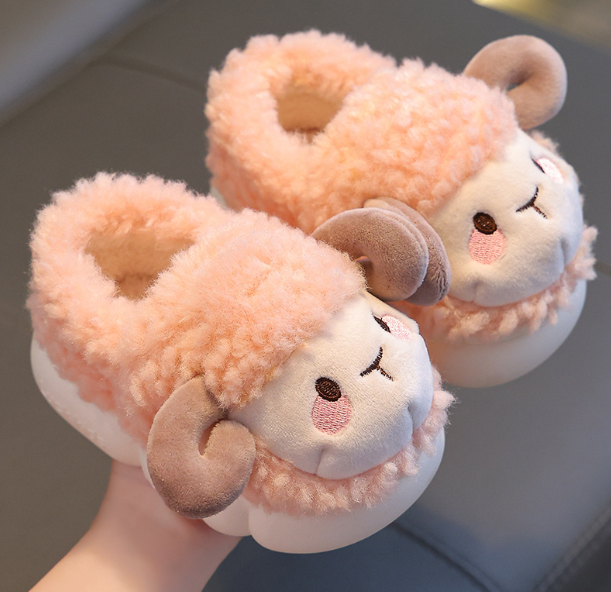 CozySheep Kinder Sloffen – Warm, Knus & Veilig voor Herfst en Winter