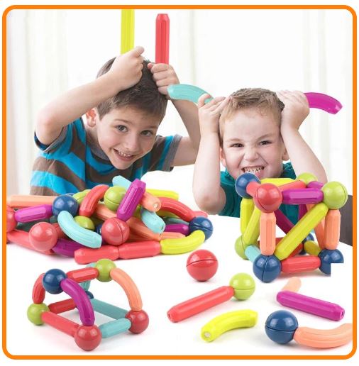 Magnetische Bouwblokken voor Kinderen – Creatief & Educatief Speelgoed vanaf 3 Jaar