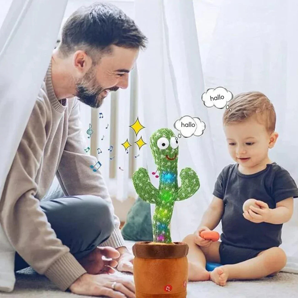 Interactieve Dansende Cactus – Spraakherhaling & Muziek Speelgoed voor Kinderen