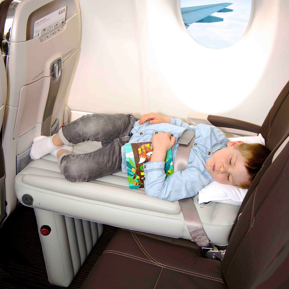 Kinder Reismatras – Opblaasbaar Luchtbed met Pomp | Comfortabel Slaapplekje voor Auto, Vliegtuig & Vakantie