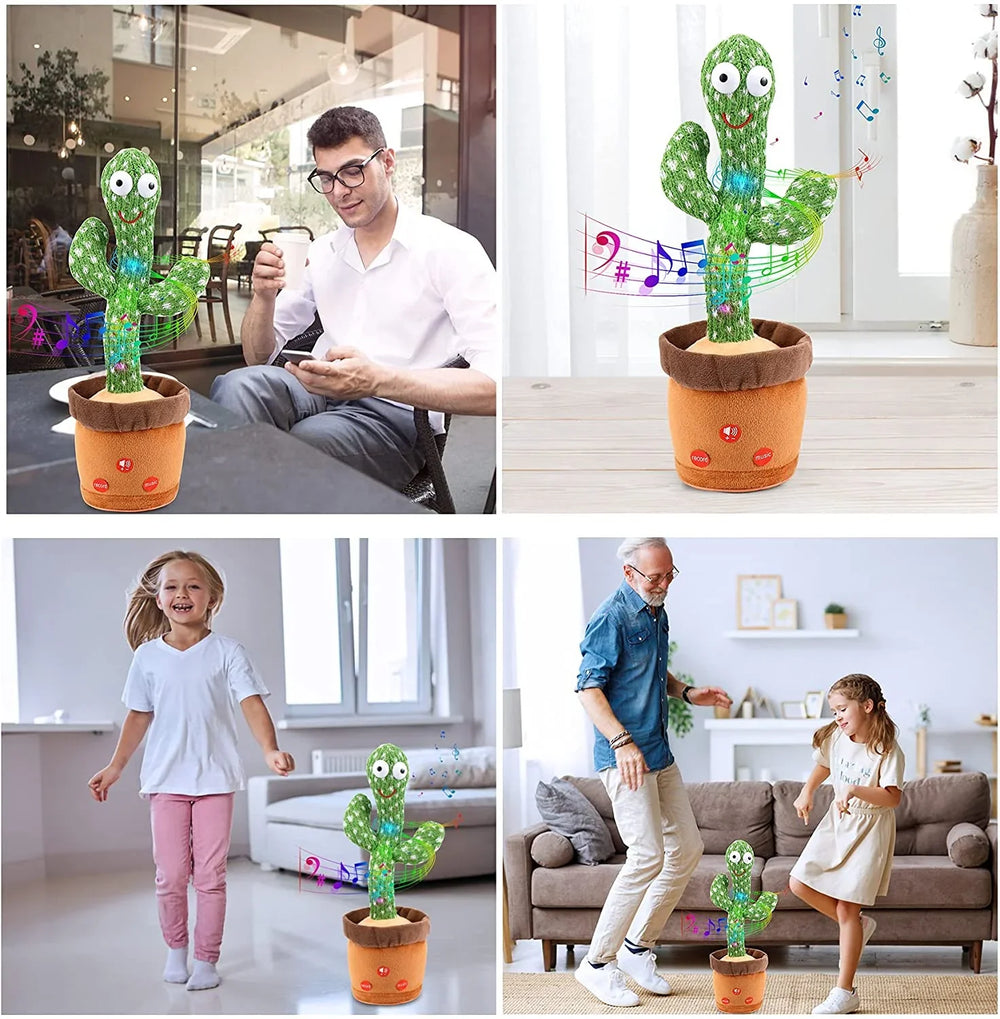 Interactieve Dansende Cactus – Spraakherhaling & Muziek Speelgoed voor Kinderen