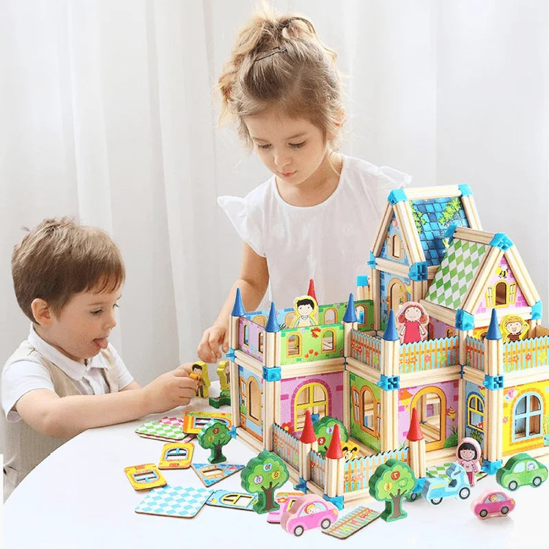 Magnetische Bouwset voor Kinderen – MagnaForma Creative Tiles 100+ Stuks Educatief Speelgoed 3+