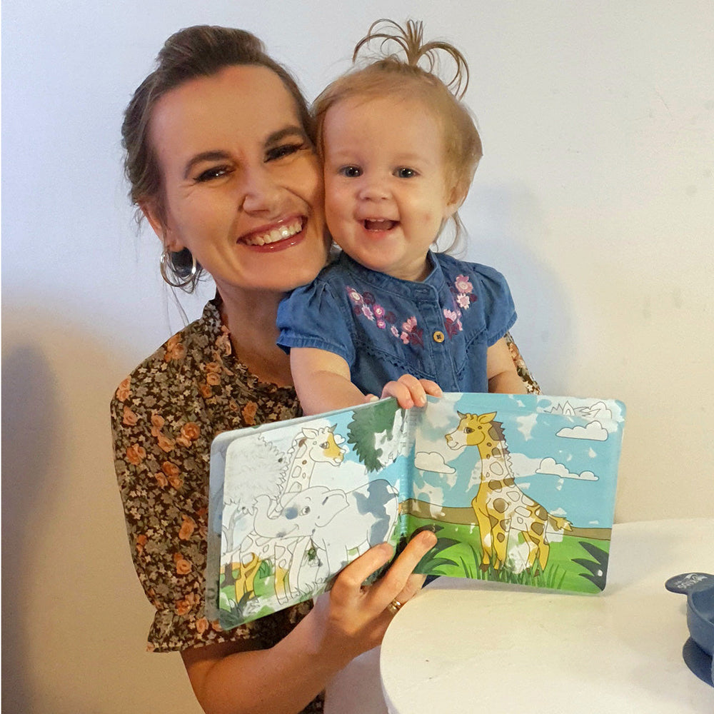 Magisch Waterkleurboek voor Peuters – Herbruikbaar, Rommelvrij en Perfect voor Badtijd & Reizen