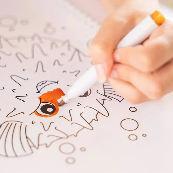 Montessori Waterstiften voor Kinderen – Magische Water Markers voor Herbruikbaar Tekenen