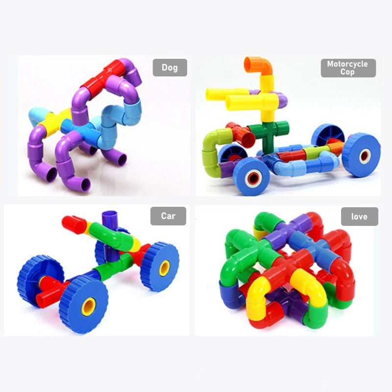 Waterbaan Bouwset voor Kinderen – Creatief Water Speelgoed om Zelf te Bouwen