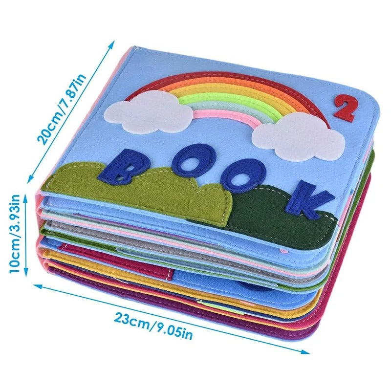 Montessori Activiteitenboek Peuter – Interactief Viltboek 2–5 Jaar