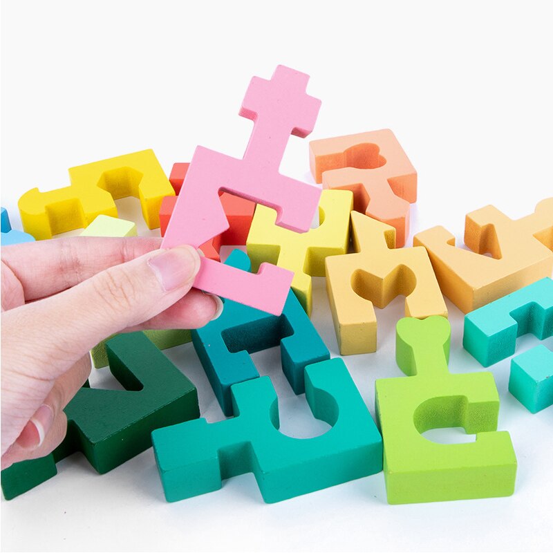 Montessori Inlegpuzzel voor Peuters – Houten Vormenspel voor Motoriek & Ontwikkeling (2-8 jaar)