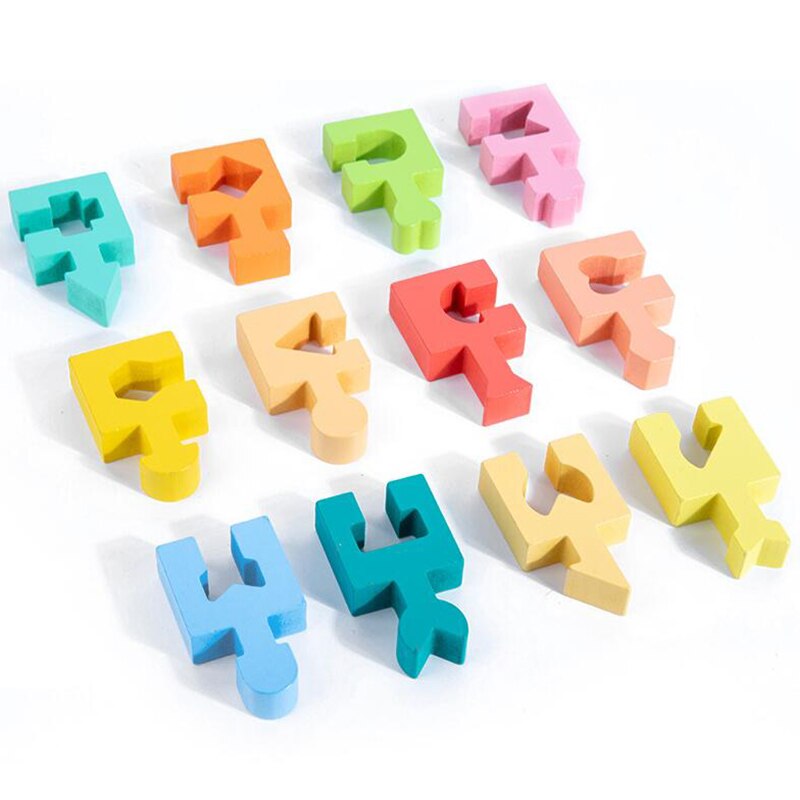 Montessori Inlegpuzzel voor Peuters – Houten Vormenspel voor Motoriek & Ontwikkeling (2-8 jaar)