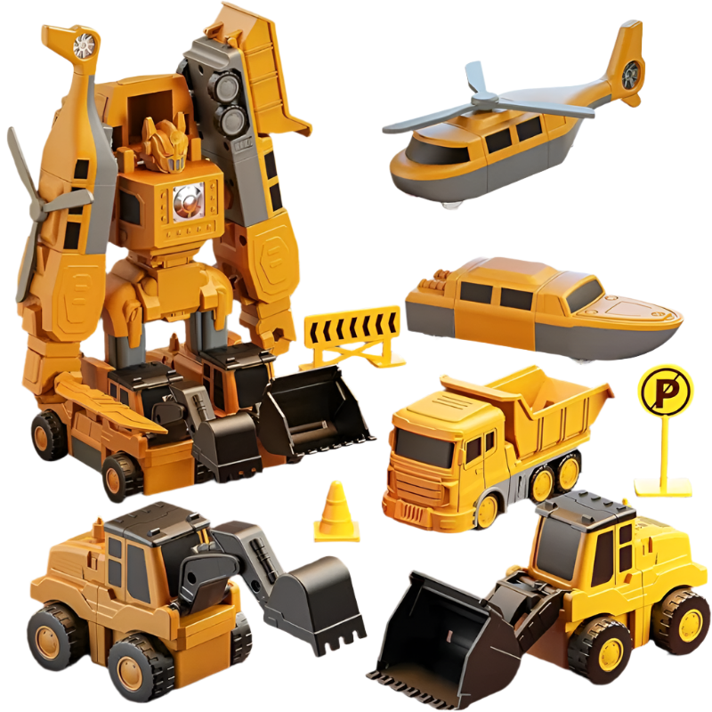 Magnetische Bouwset voor Kinderen – FlexiMag Builder | Creëer Voertuigen & Robots