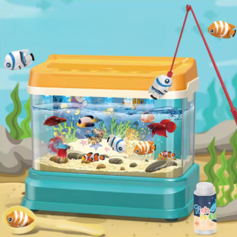 Magnetisch Visspel Kind – Aquarium Hengel Speelgoed met Geluid 4+