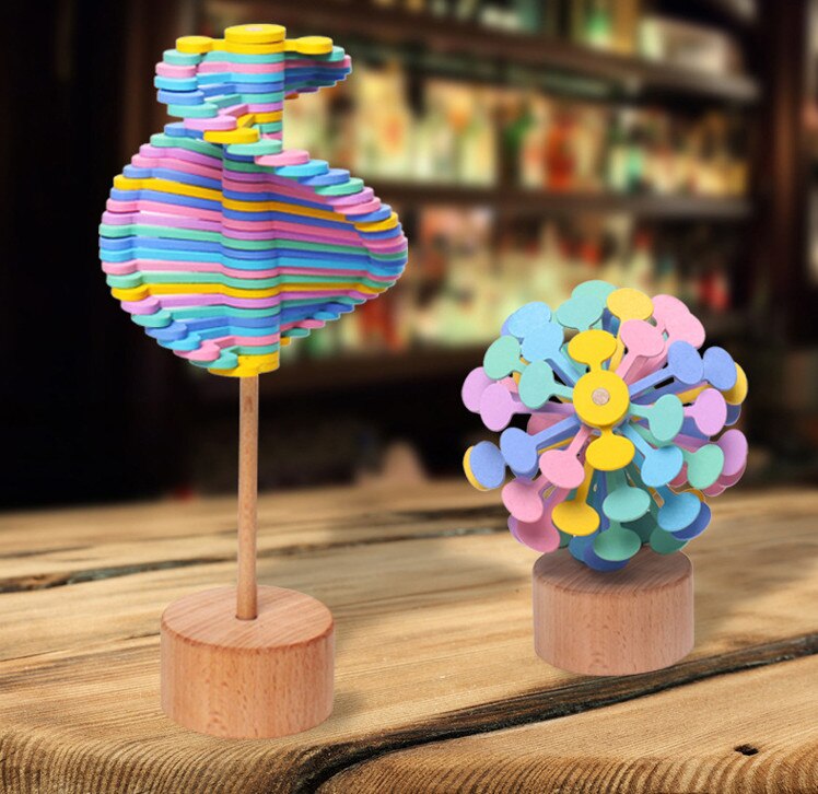 Houten Anti-Stress Speelgoed – FlowStick voor Directe Ontspanning en Focus