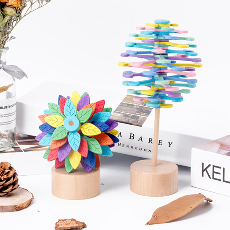 Houten Anti-Stress Speelgoed – FlowStick voor Directe Ontspanning en Focus