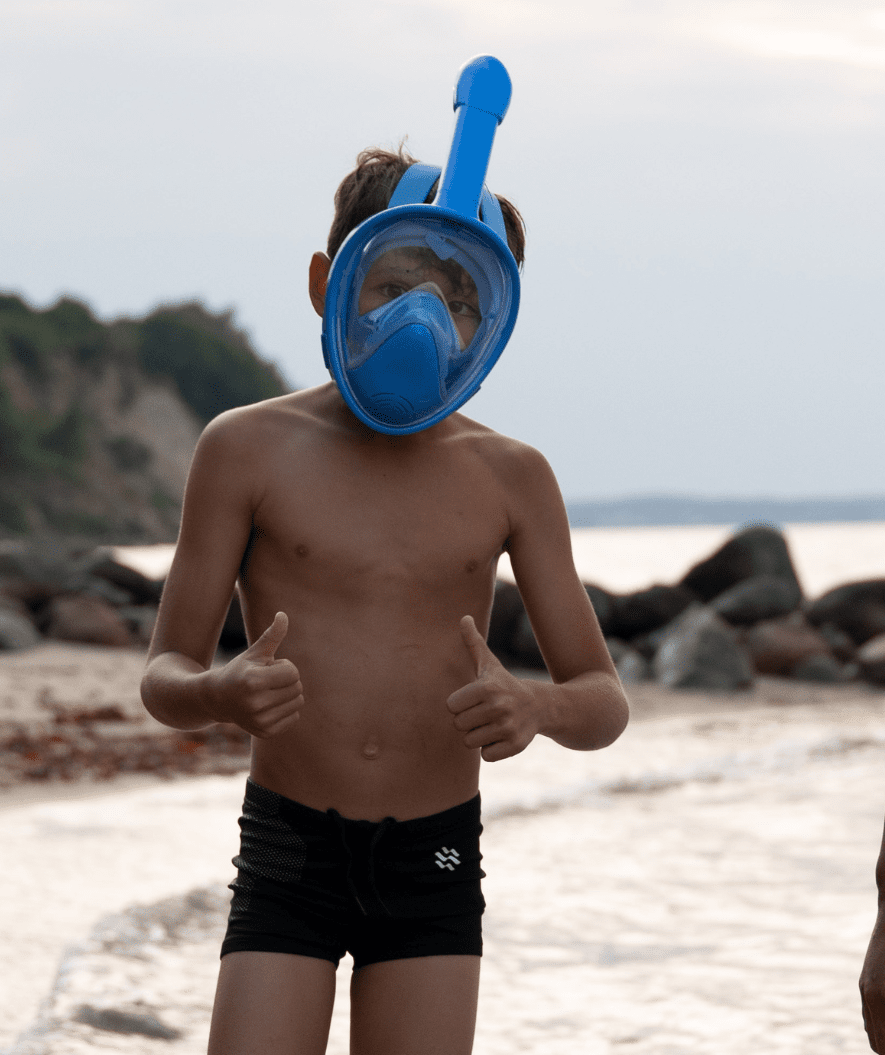 Kinder Snorkelmasker met 180° Zicht & Dry Top – Comfortabel & Antilek | Seawise